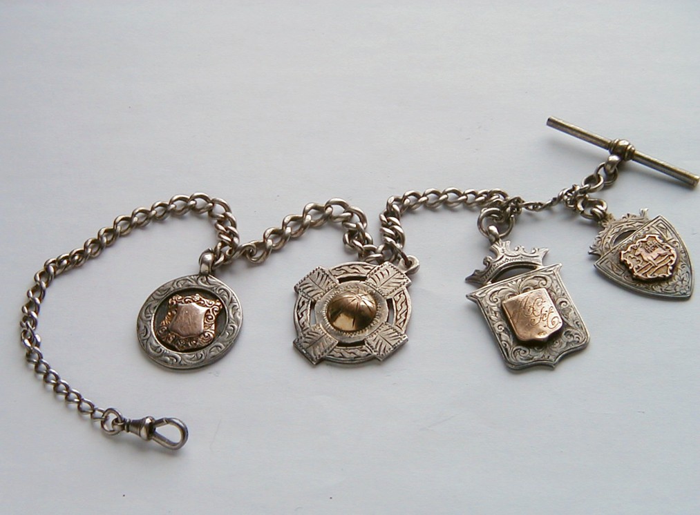 Darlor Vintage Pocket Watch Fobs and Chains
